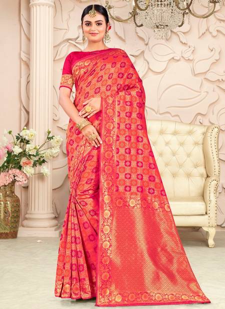 1012 Santraj New Festivel wear Latest Saree Collection 1012-Pink